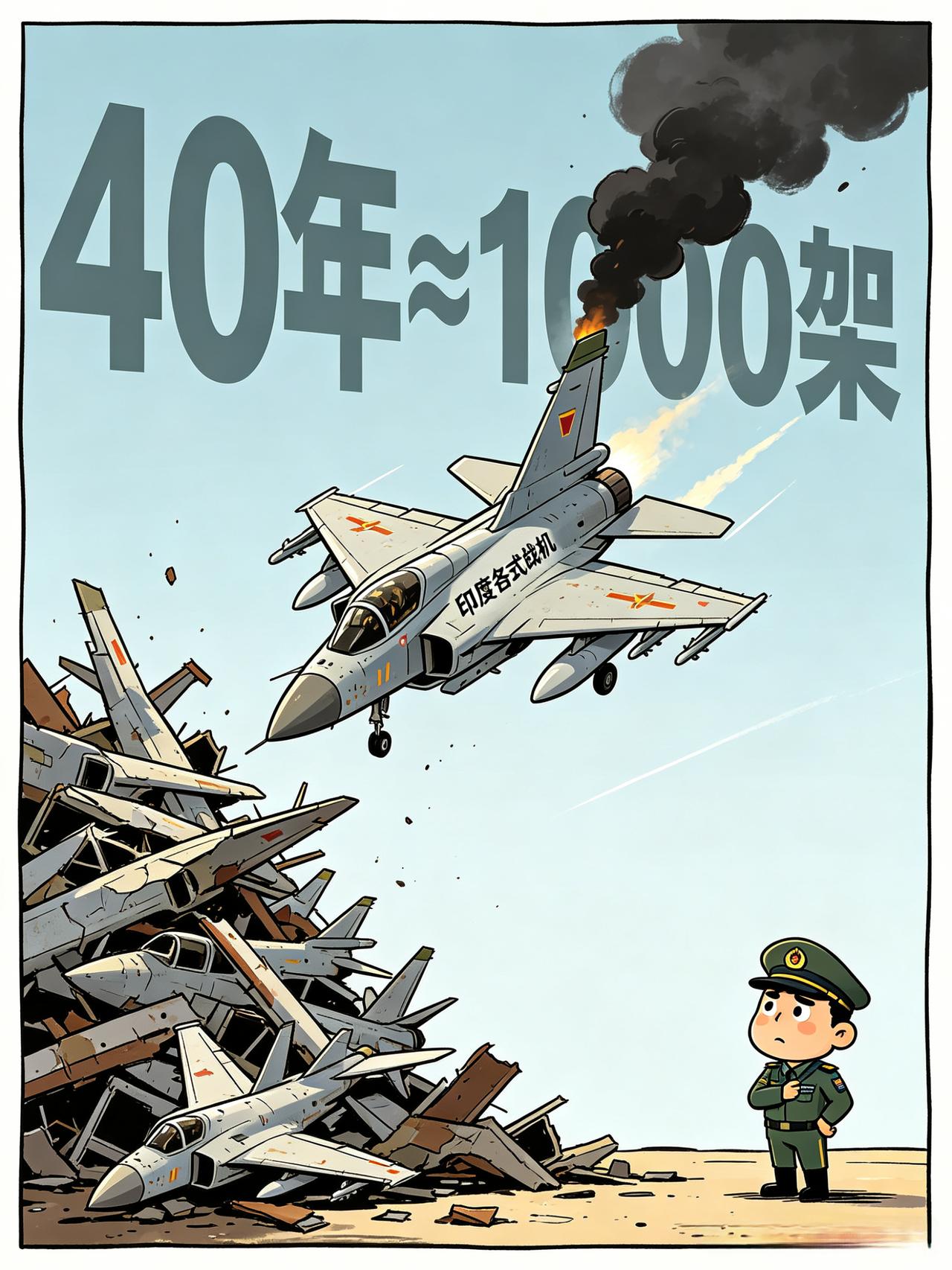 340年摔掉近千架战机！印度空军：我们不打仗，只负责自产自销坠机名场面全网