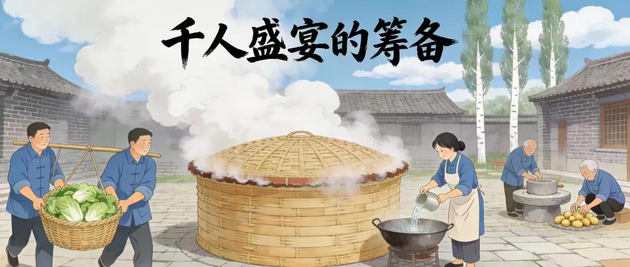 一天蒸千余斤米，“杀猪宴”引千人赴约，网友为何为一个“玩笑”奔赴山海？六七百斤