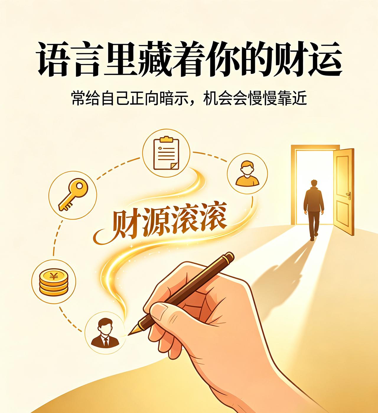 别小看自我暗示，语言真能改变你的财运！很多人总觉得嘴上许愿没用，