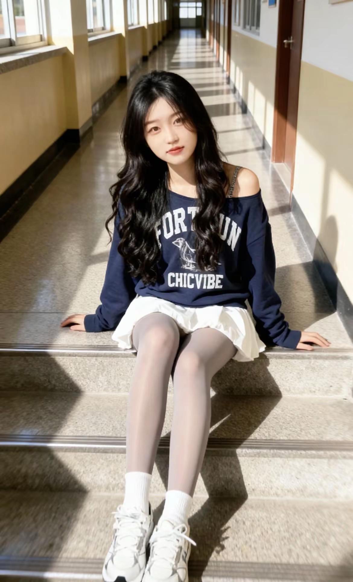 •这样的校园穿搭，是你记忆里的样子吗？学院风穿搭辣妹穿搭穿搭学院