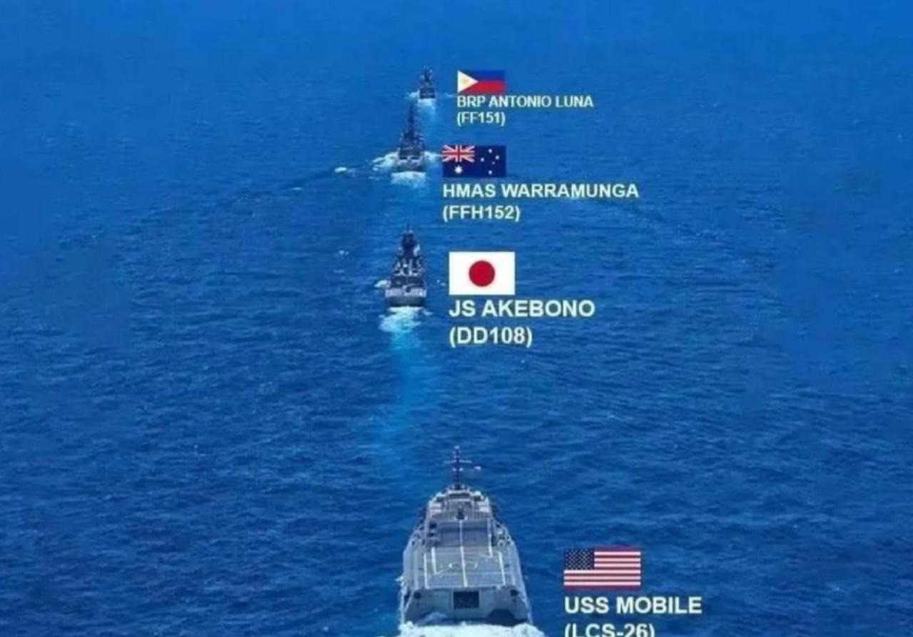 4月9日，南海出了两件事。4月9日，南海的风有点不平静，菲律宾一