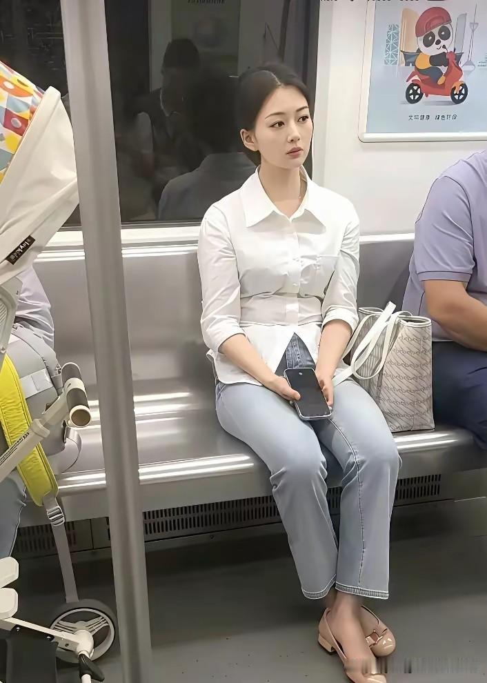 在地铁上我旁边的美女一脸的冷寞，我想坐过去安慰她几句，她会不会理我？