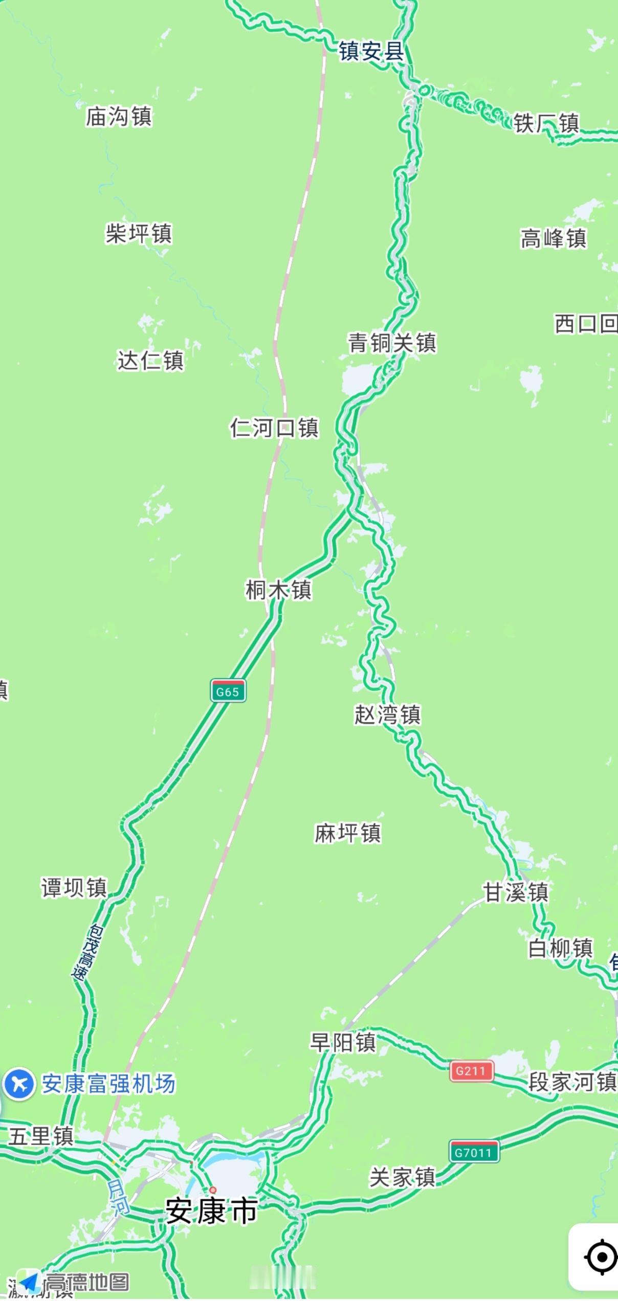 西康高速实际是包茂高速和银百高速合体部分，既然如此，为何显示的只是“包茂高速”？