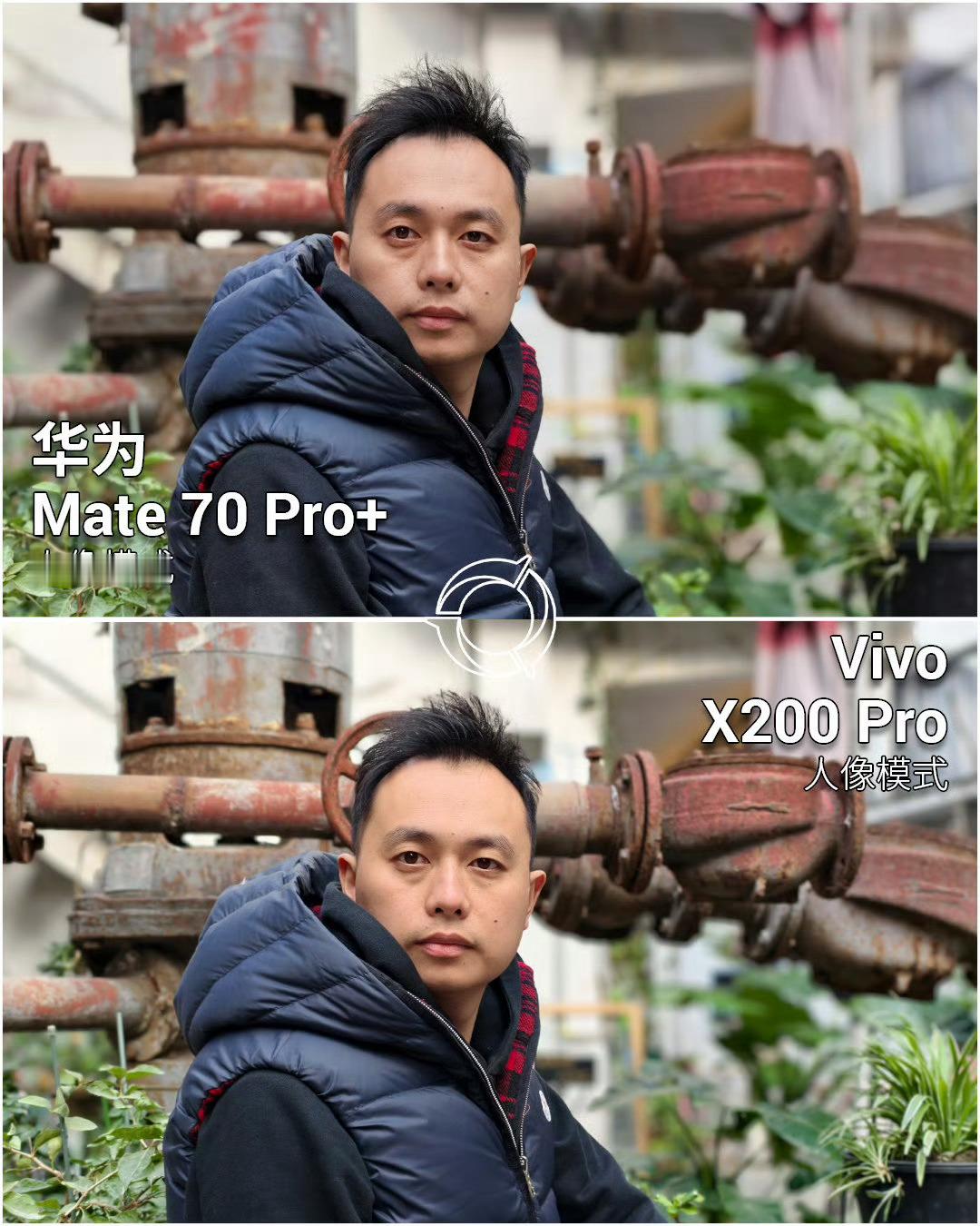 DXO官方发了一组华为Mate70Pro＋和vivioX200Pro人像模