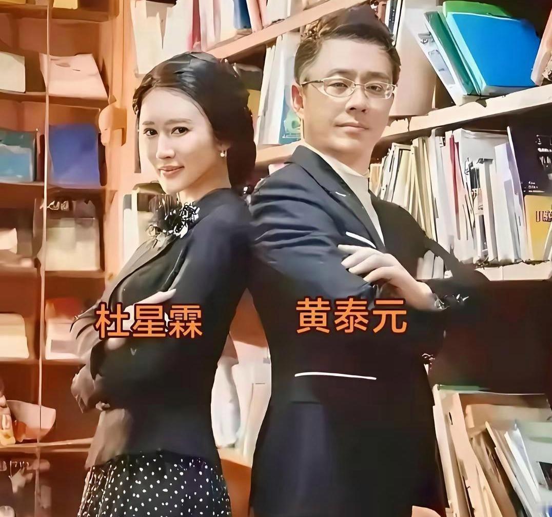 早年，张纪中的小娇妻杜星霖与前夫黄泰元的一张留影，黄泰元台湾知名营销策划专家，深