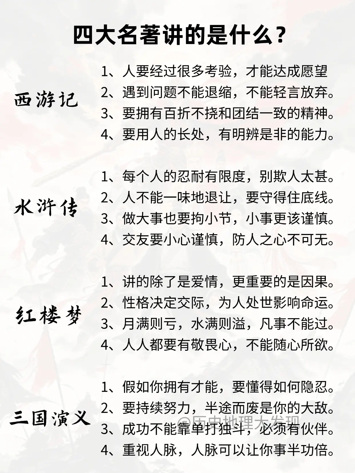 你看懂四大名著了吗？