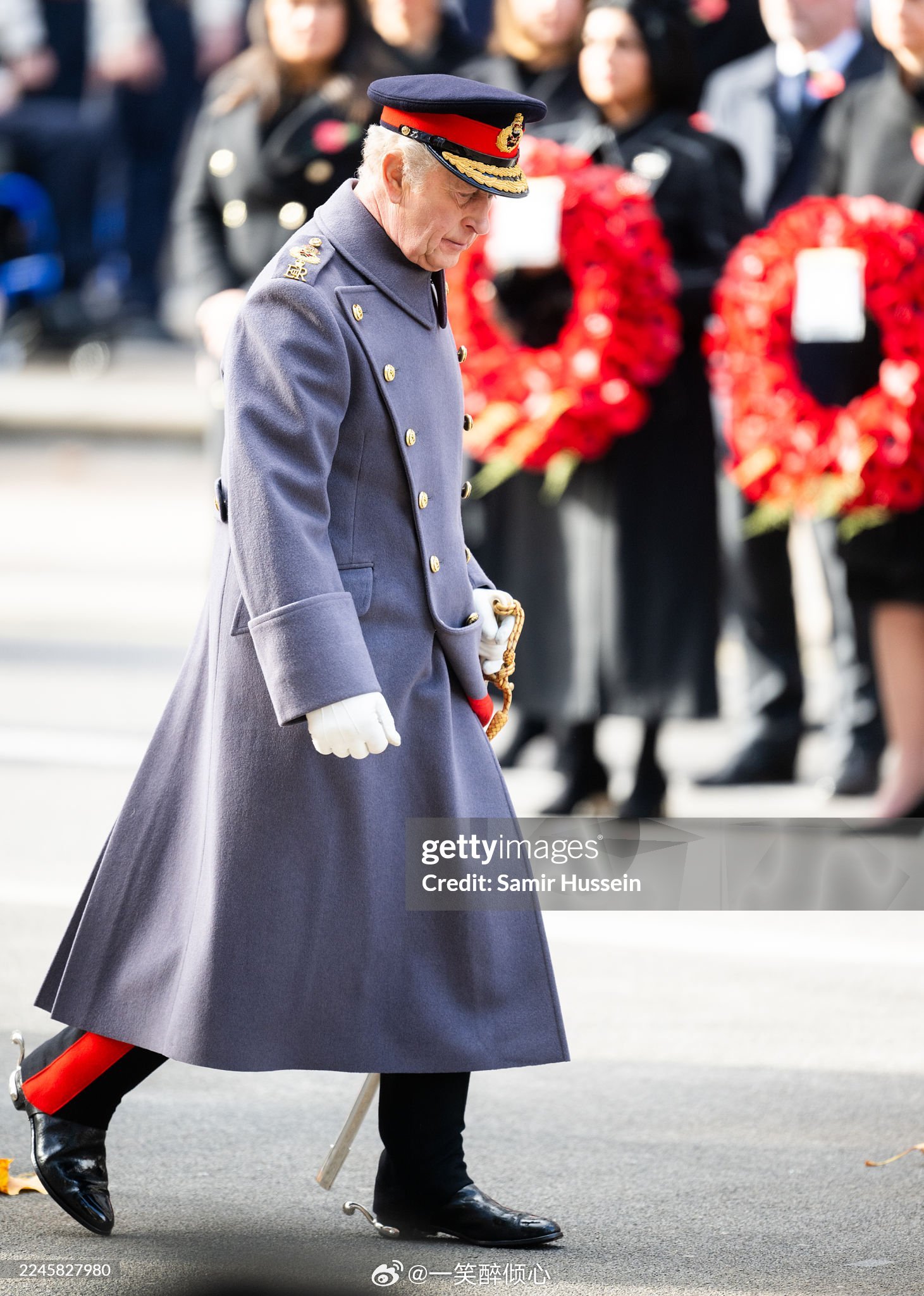 英国王室2025年11月9日，正值阵亡将士纪念月期间，查尔斯三世率领
