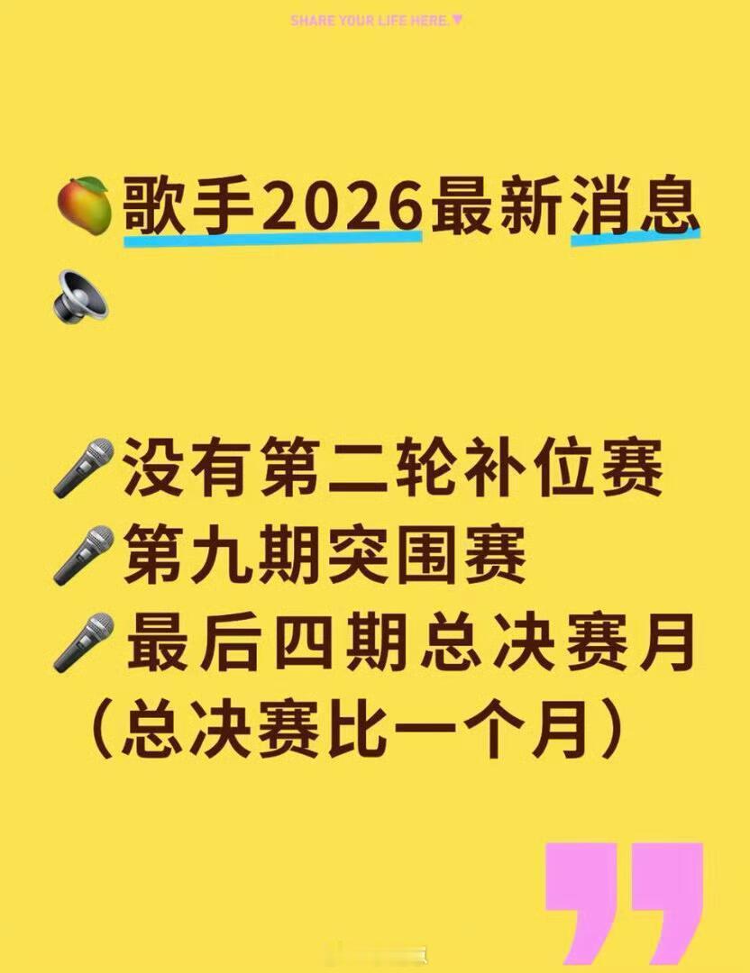 歌手网传第八期歌手歌单你更期待谁的歌曲？歌手‖