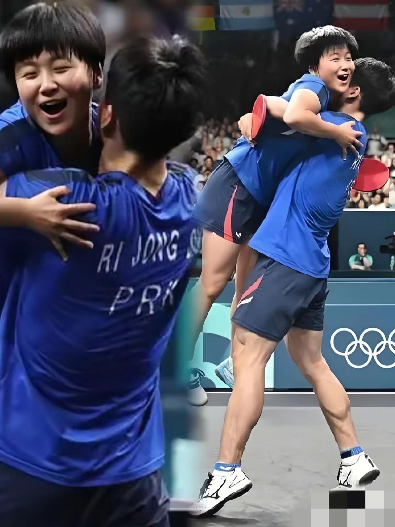 看了各国运动员赢比赛的庆祝方式后，还是觉得中国的方式看着顺眼。你看。朝鲜金琴