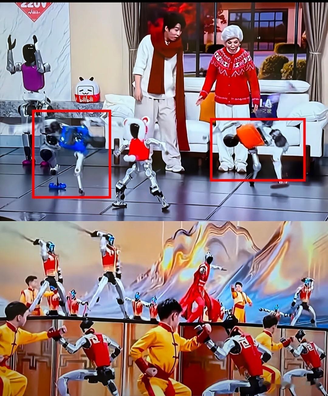 松延动力这次真是要哭了。你不识货。宇树机器人今晚最出彩的地方，不是空翻、后退，