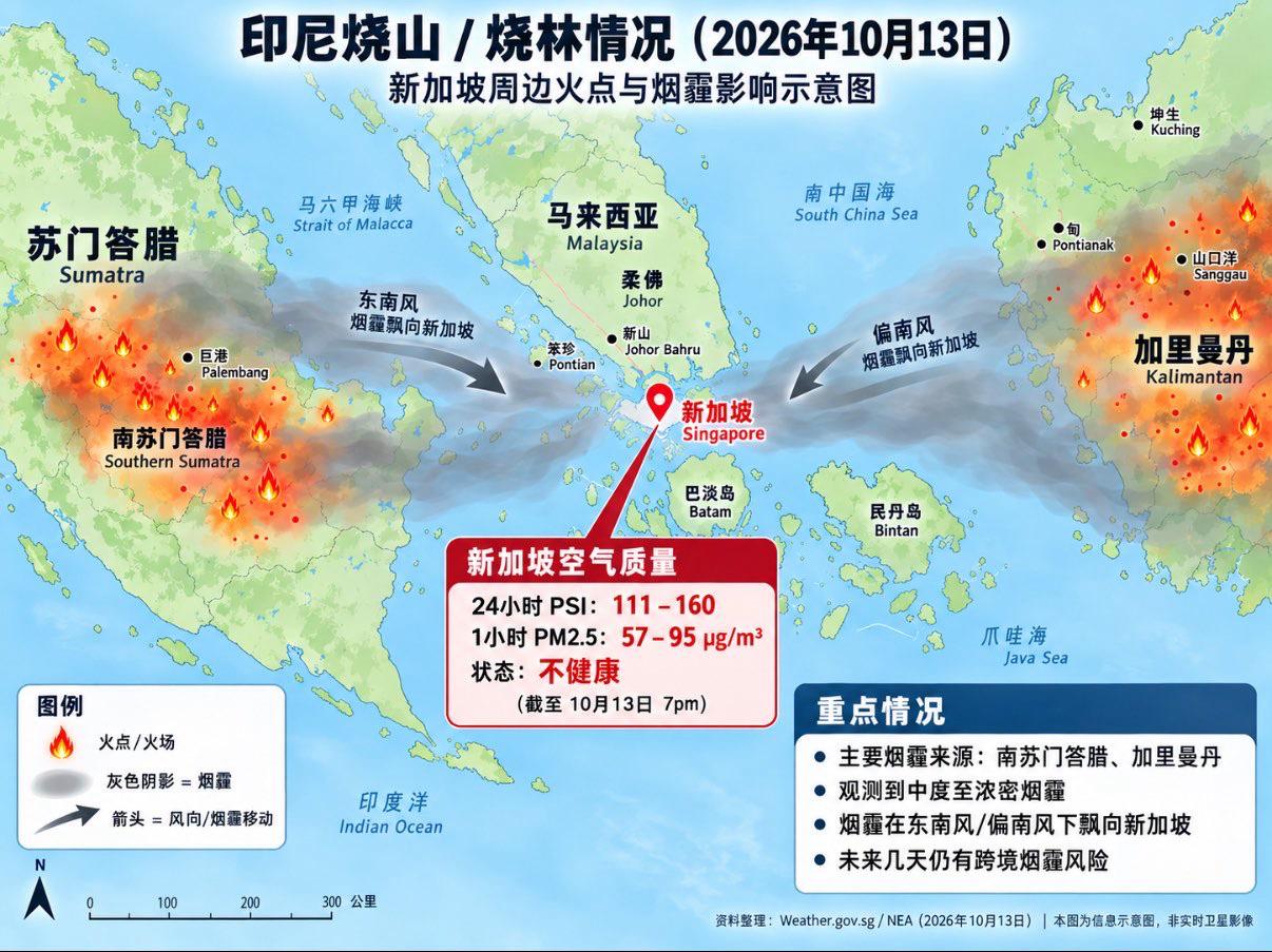 最近出怪事了！全球空气质量监测榜单上，新加坡、吉隆坡和古晋高居污染前列，把一众传