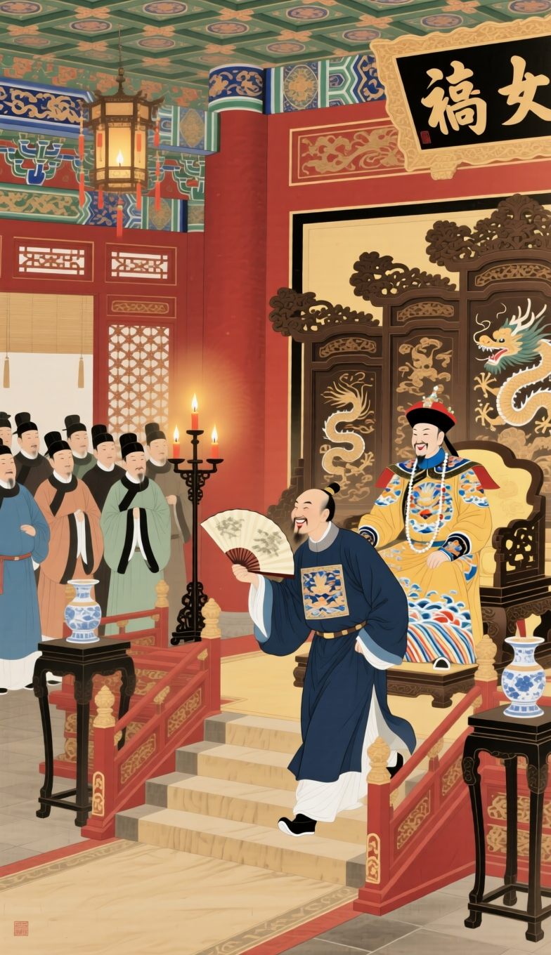 纪晓岚怎么把“乾隆”哄得团团转？一肚子学问，嘴上还得会“打太极”你敢信吗？在清朝最会写诗、最爱面子的