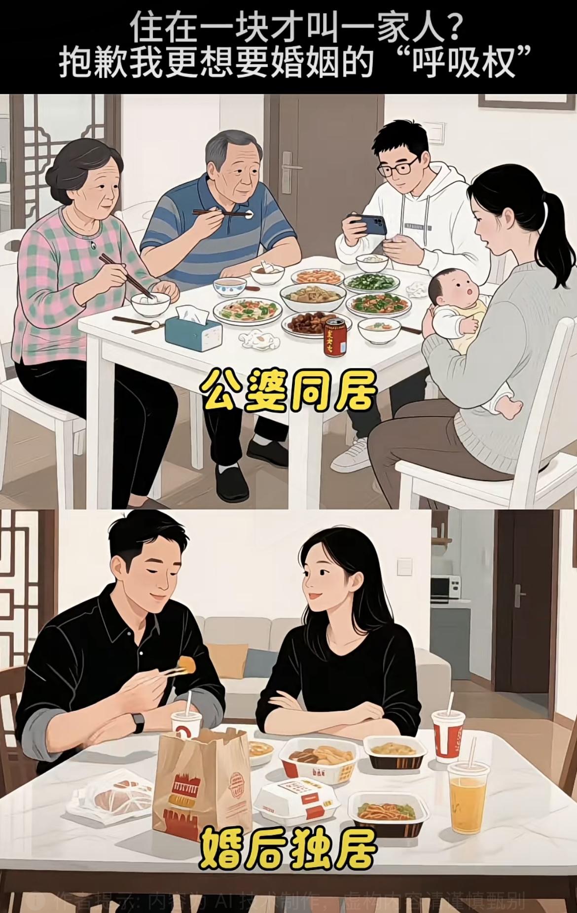 同住=一家人？我搬出去后，老公抱着娃说“这才是家该有的样”和公婆同住的那一年