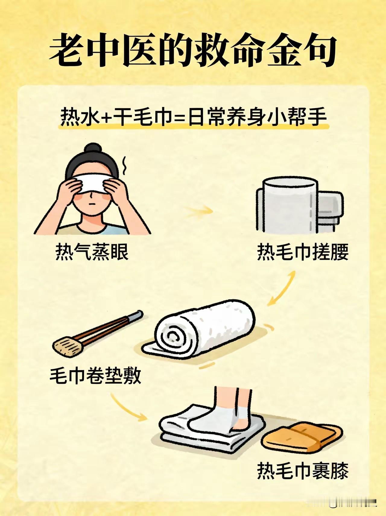 一个老中医的救命金句，听完我当场就炸了！他说：身上任何地方不舒服，都可以用一杯热