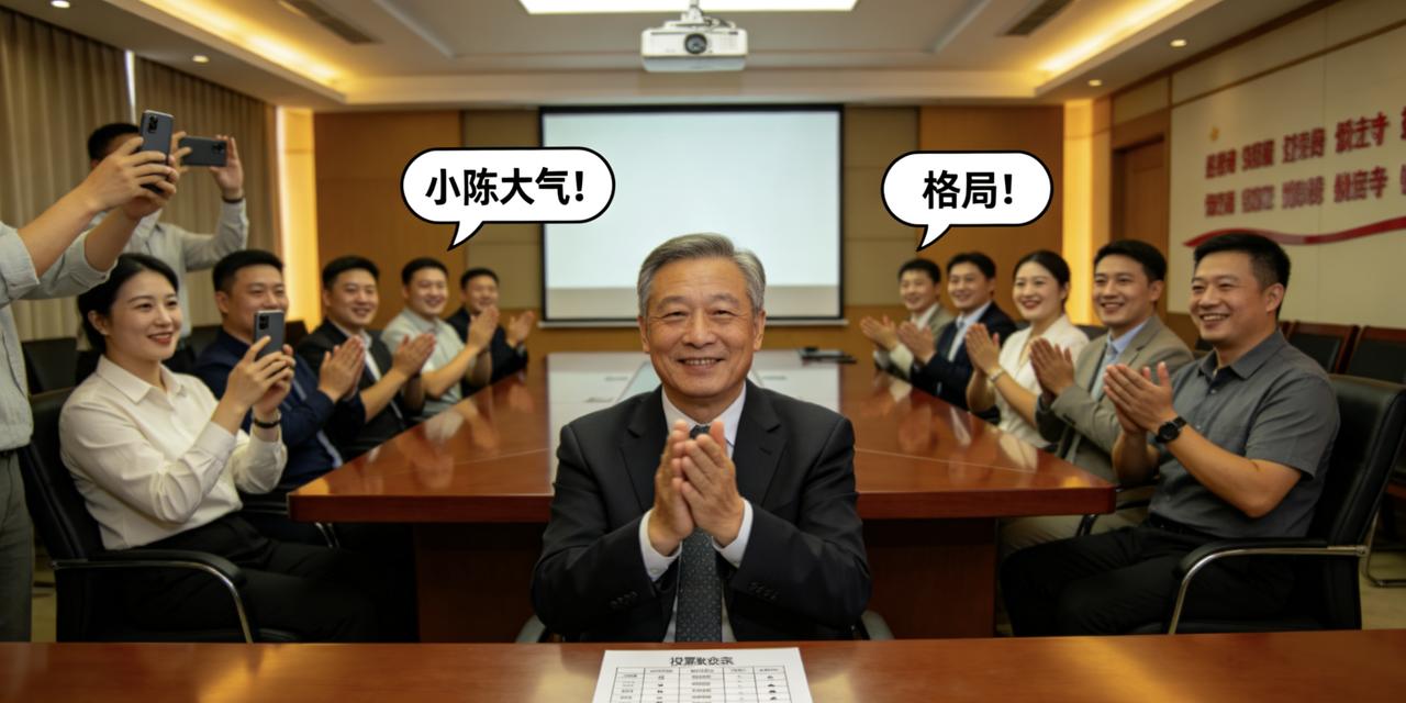 年终评优，部门有一个名额，奖金五千块。主管让大家匿名投票。唱票结果出来，票数最