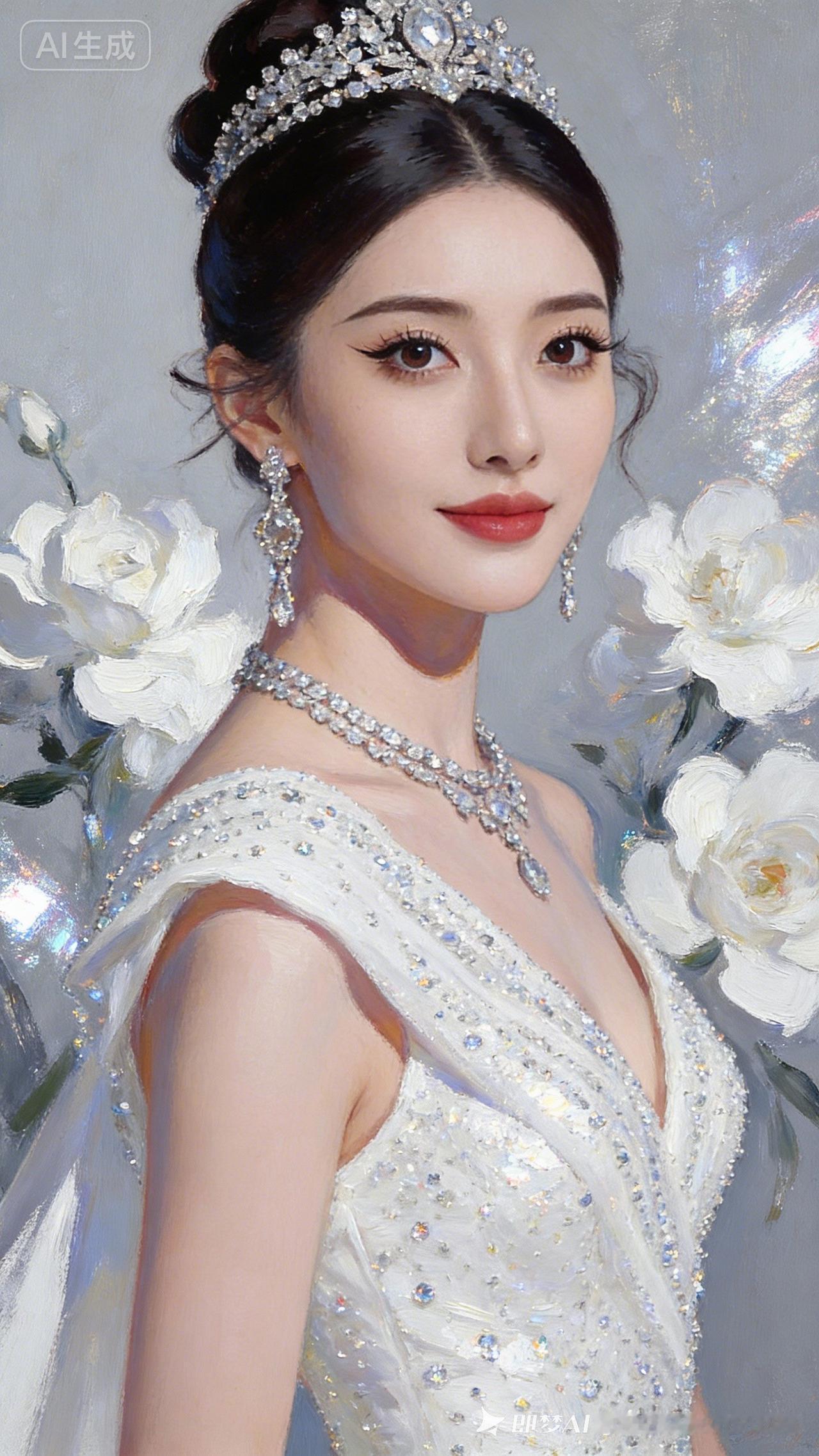 梦幻公主风，闪耀珠宝，唯美花海，尽显优雅与高贵。