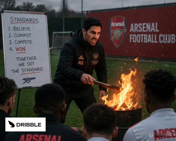 阿尔特塔的阿森纳，已经从战术革新的标杆，变成了只会烤火打气的玄学队。明明坐拥顶级