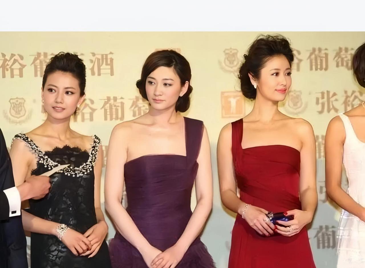 林心如就证明了脖子长显得更出众，一开始硬是没看出来林心如如有人说的她秒杀旁边其他