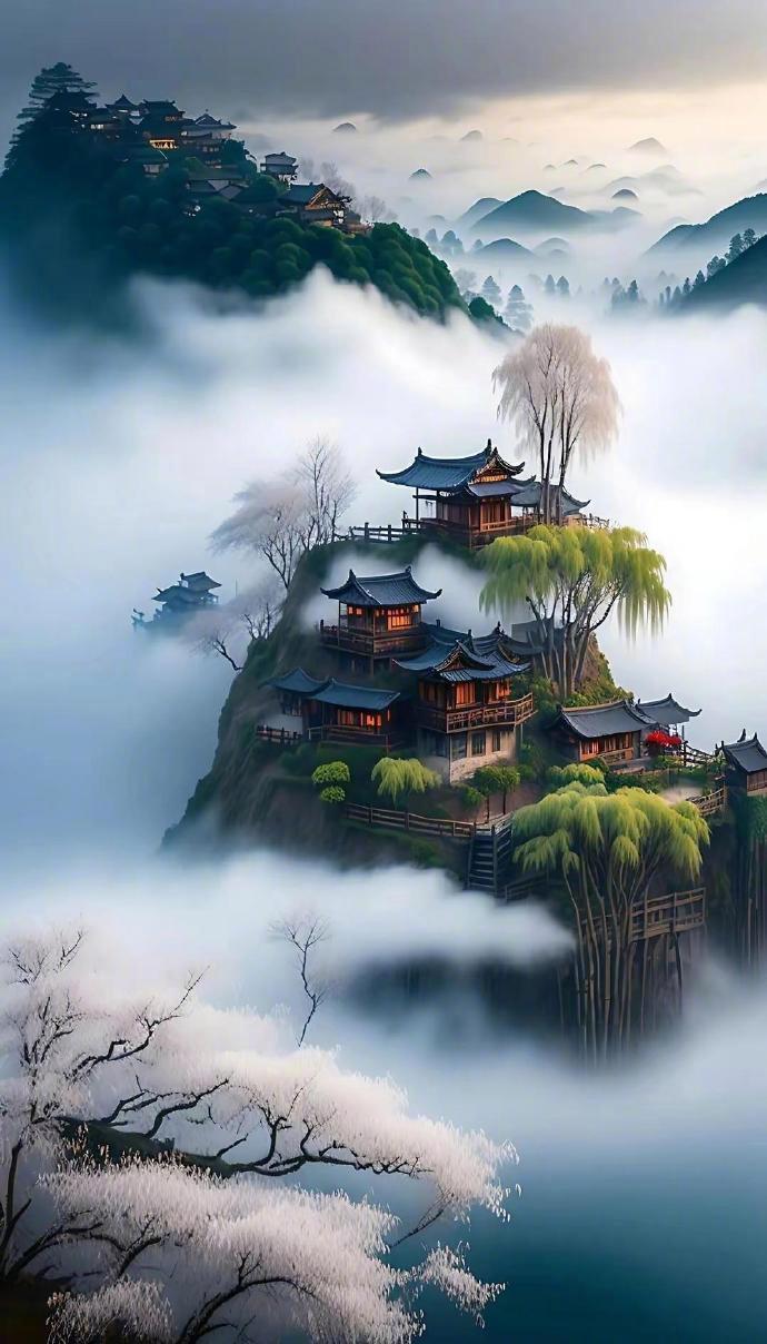 人间仙境，美如画卷～