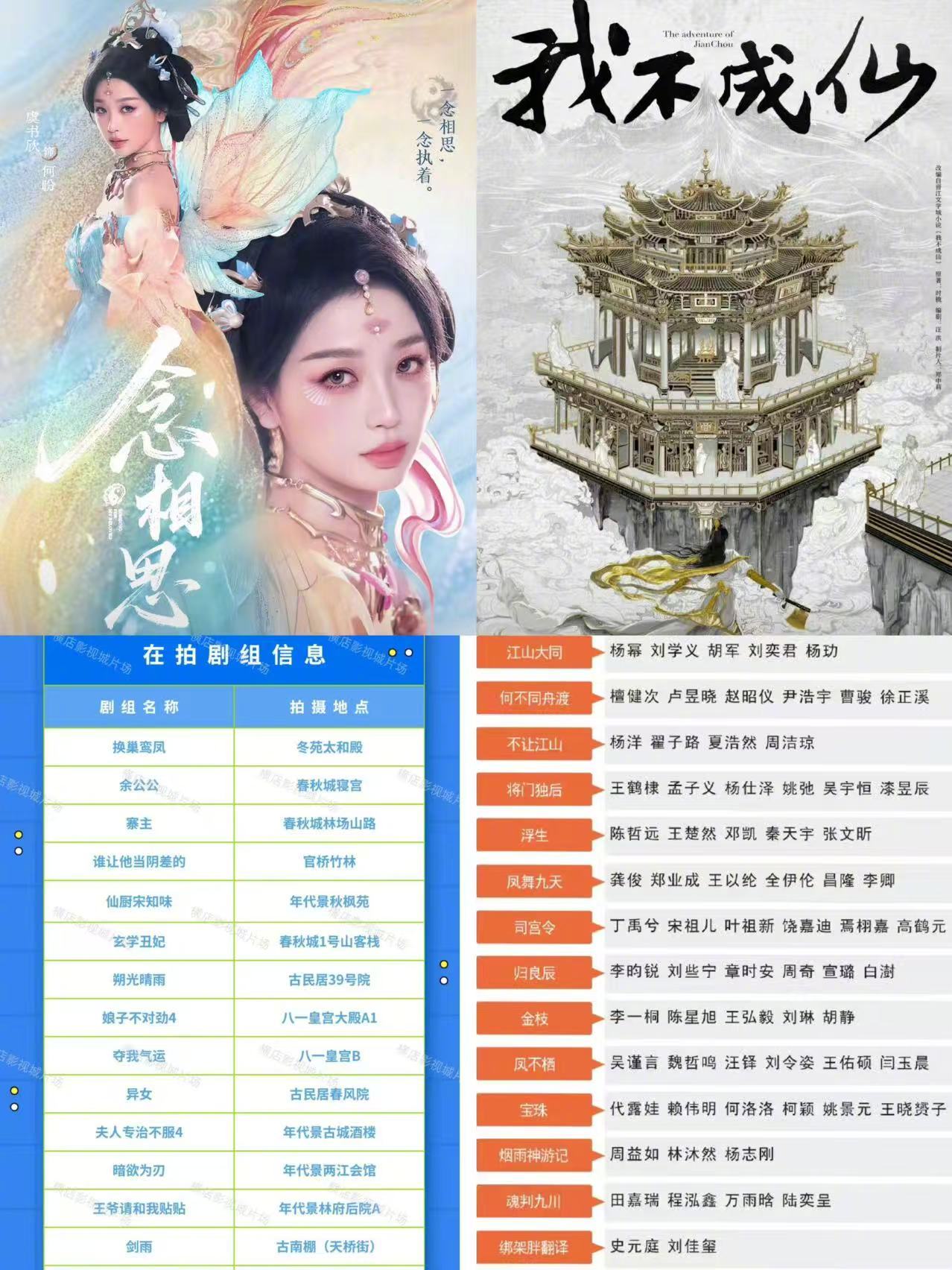 横店下个月好多人啊横店即将开启全员开工模式🔥在拍剧集+横短剧遍地都是，更有两部