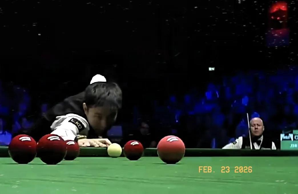 第二阶段第10局，赵心童状态调整到位，手感上来了。后手进攻，又是华丽流畅地进攻表