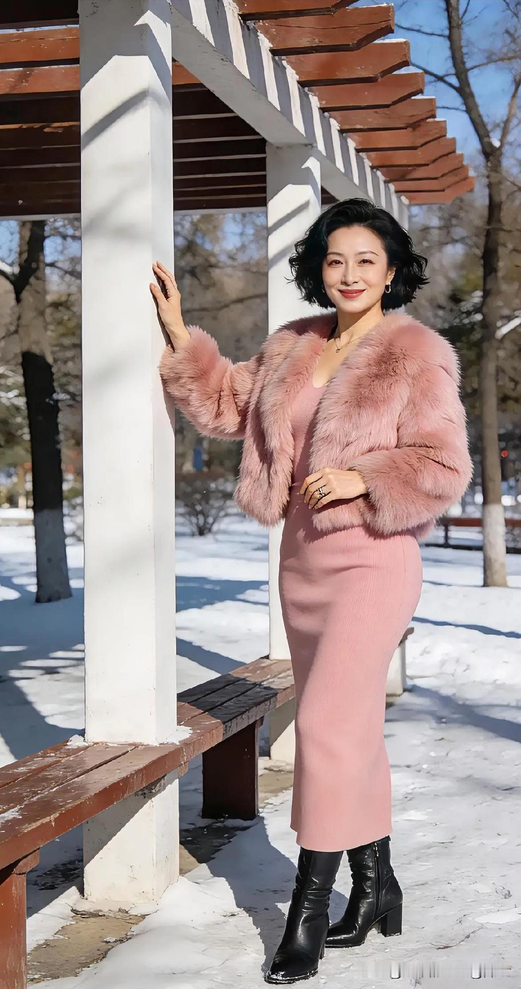 女人五十岁,如何变得更有魅力?婆婆五十出头了，这身打扮也太洋气了吧，儿媳