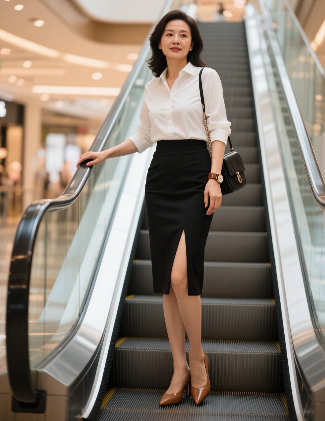 午后偷得半日闲，和闺蜜泡在商场里。试试心仪的裙子，尝尝惦记的美食，阳光透过玻璃洒