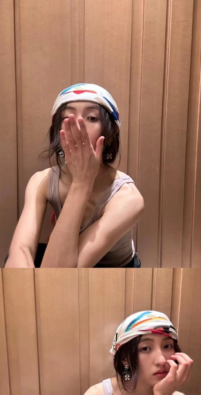 张子枫这个疤怎么弄的啊好长好吓人。。​​​