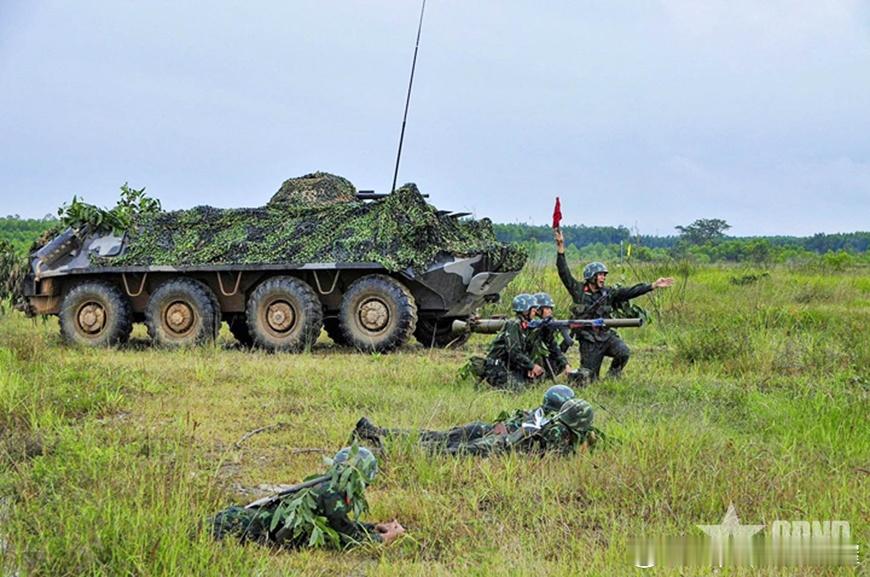 2025年11月12-13日越南胡志明市指挥部嘉定团与其他部队进行“机动步兵营”