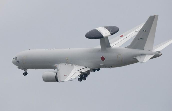 每天认识一件兵器日本E-767预警机机身长度：48.5米机身高度：15.8米翼