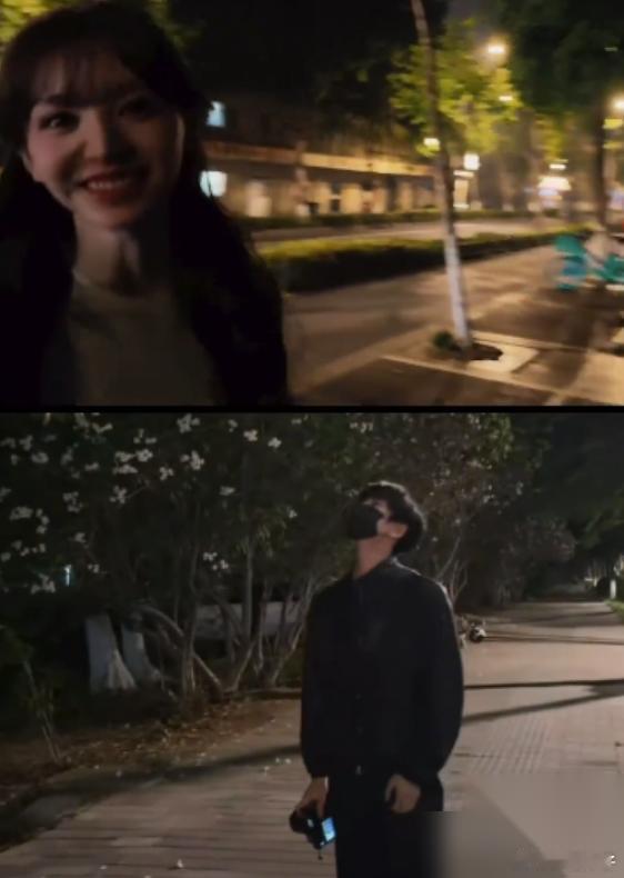 张凌赫和田曦薇这是真在一起了？深夜隔空发视频，连背景都几乎一模一样，不是剧本是巧