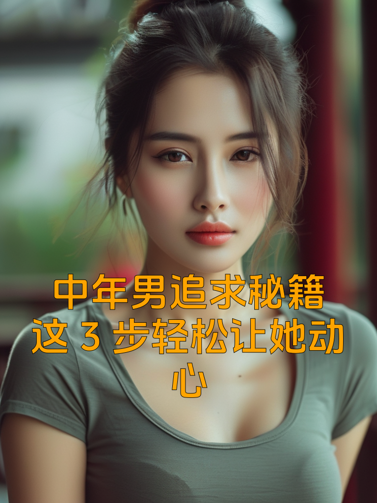 中年男追求秘籍：这3步轻松让她动心