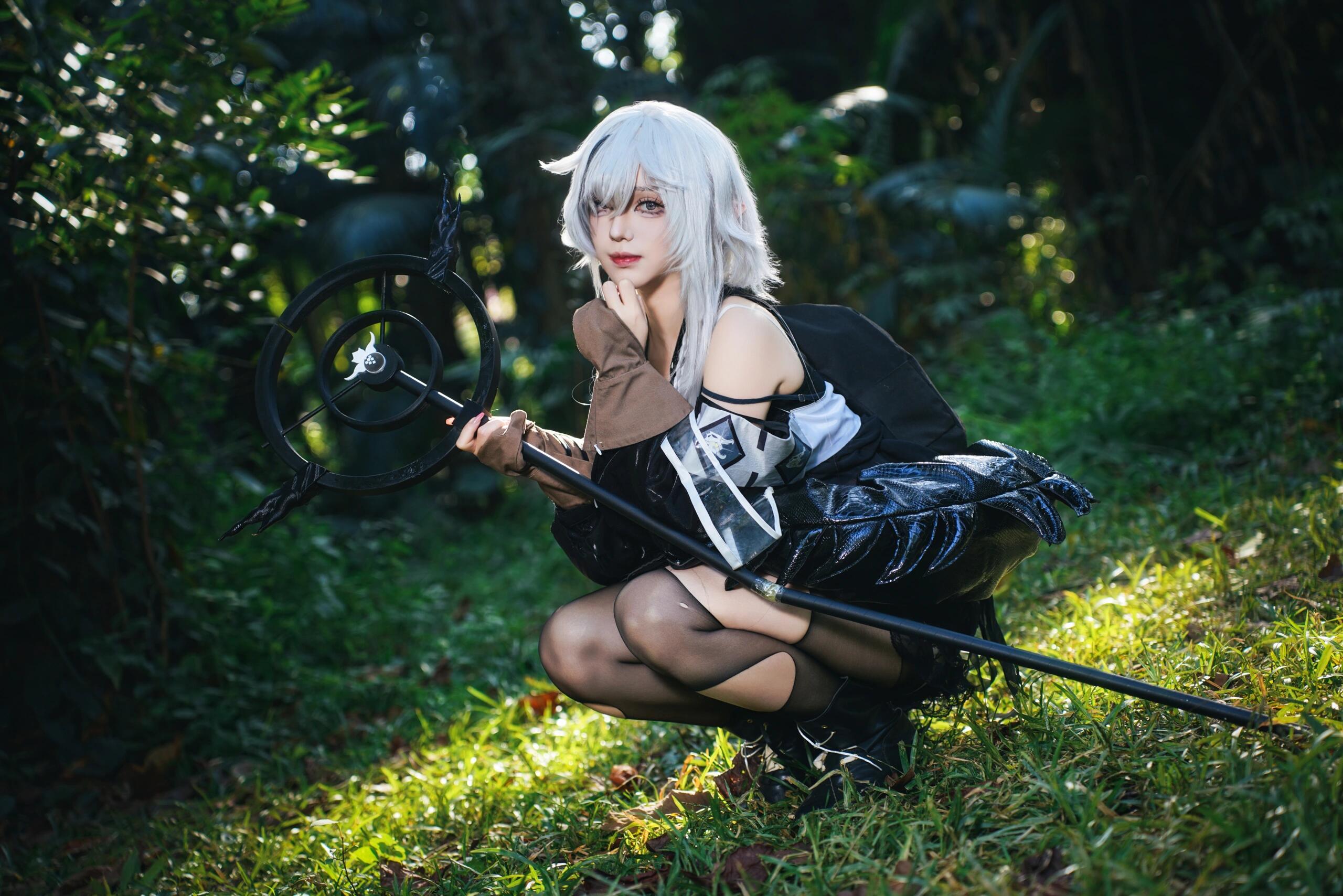 cos正片 这腿又长又白又细 性感 cosplay 特米米cos