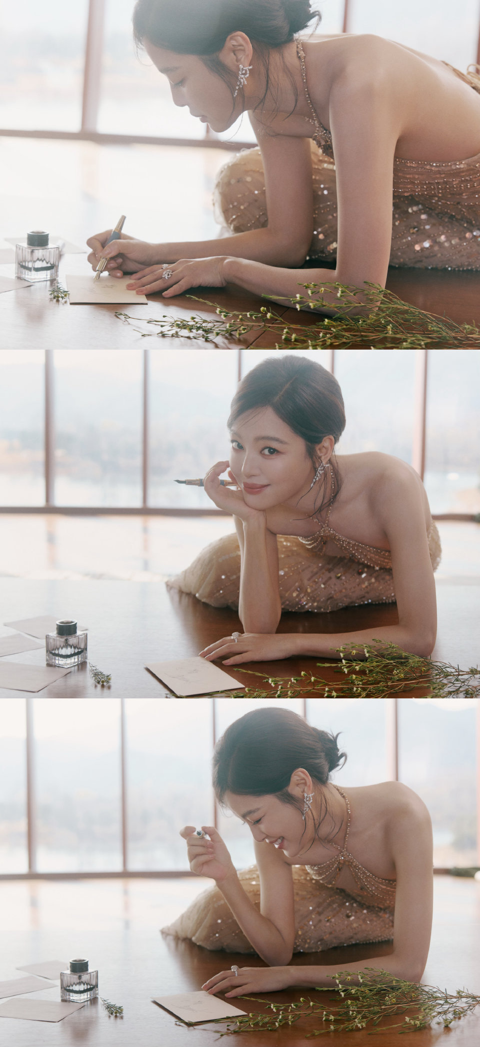 辛芷蕾作为CMG中国电影盛典宣传大使亮相，身穿GeorgesHobeika2