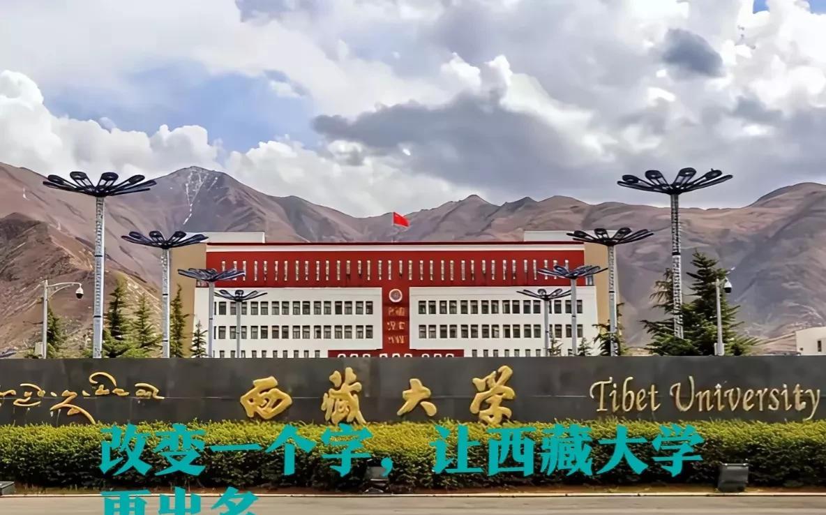 改变一个字，能让西藏大学更出名！！