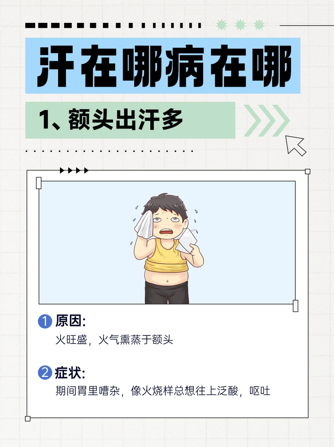 出汗，不一定是热。可能是身体在向你发出某些信号！