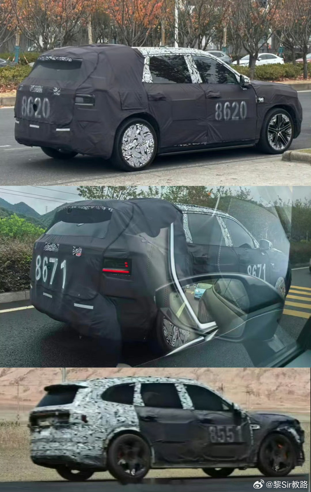 据说是极氪8X看比例轮廊应该靠谱其实极氪是可以在9X探索出适合自己的SUV设计语