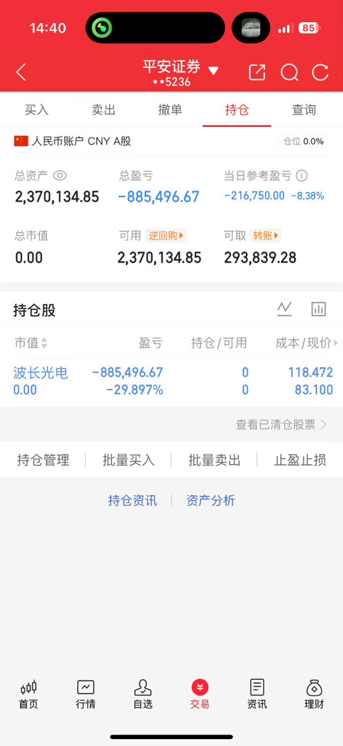 割肉走人了，你们玩吧，我先休息一下，几个月赚的两个星期全还回去了，兄弟们等我回来