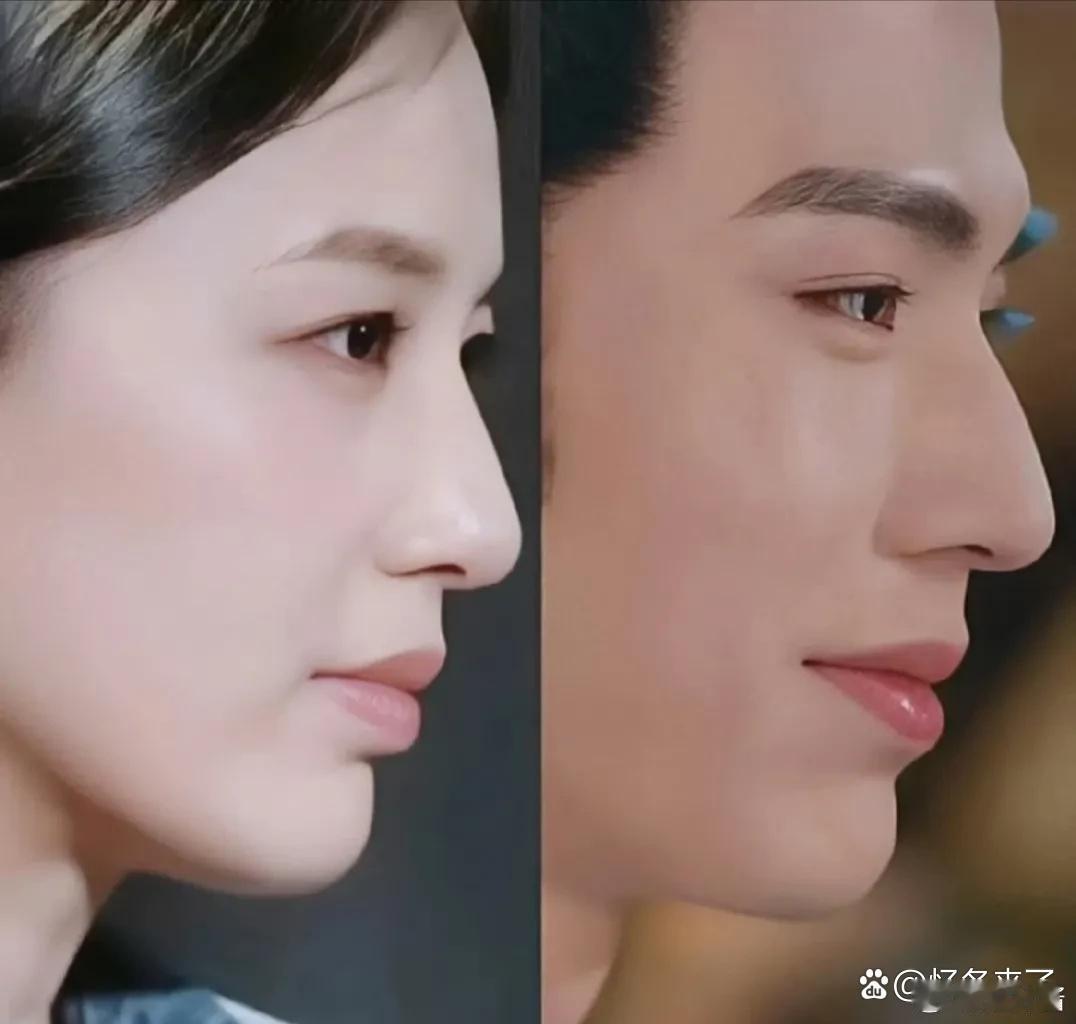 黄圣依和张凌赫才是娱乐圈失散的姐弟两吧！只看嘴和鼻子，真的会分不清两个人哈哈哈哈