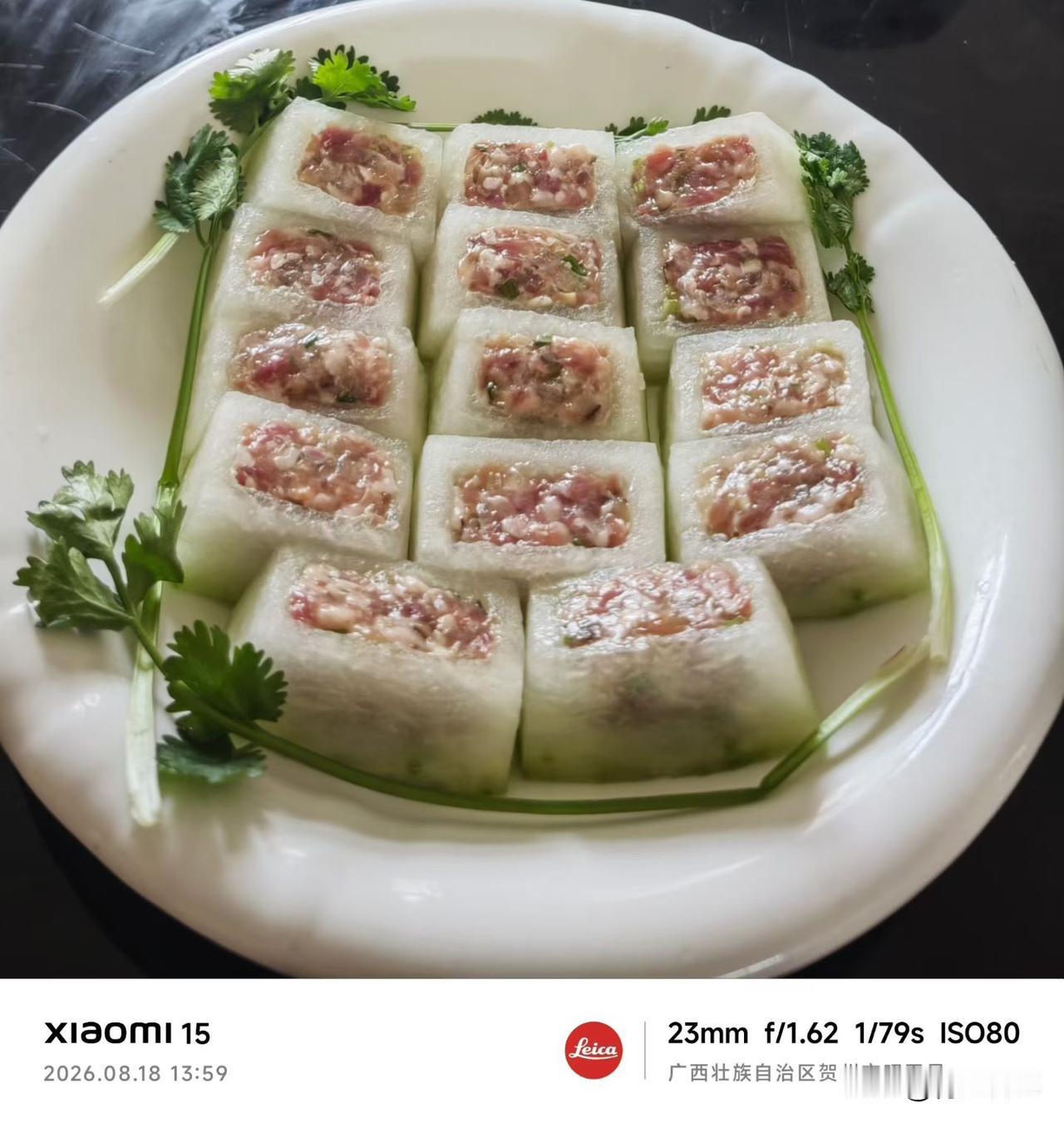 广西家常硬菜冬瓜酿，吃过的人不多！广西贺州特色冬瓜酿，普通冬瓜也能做出地道