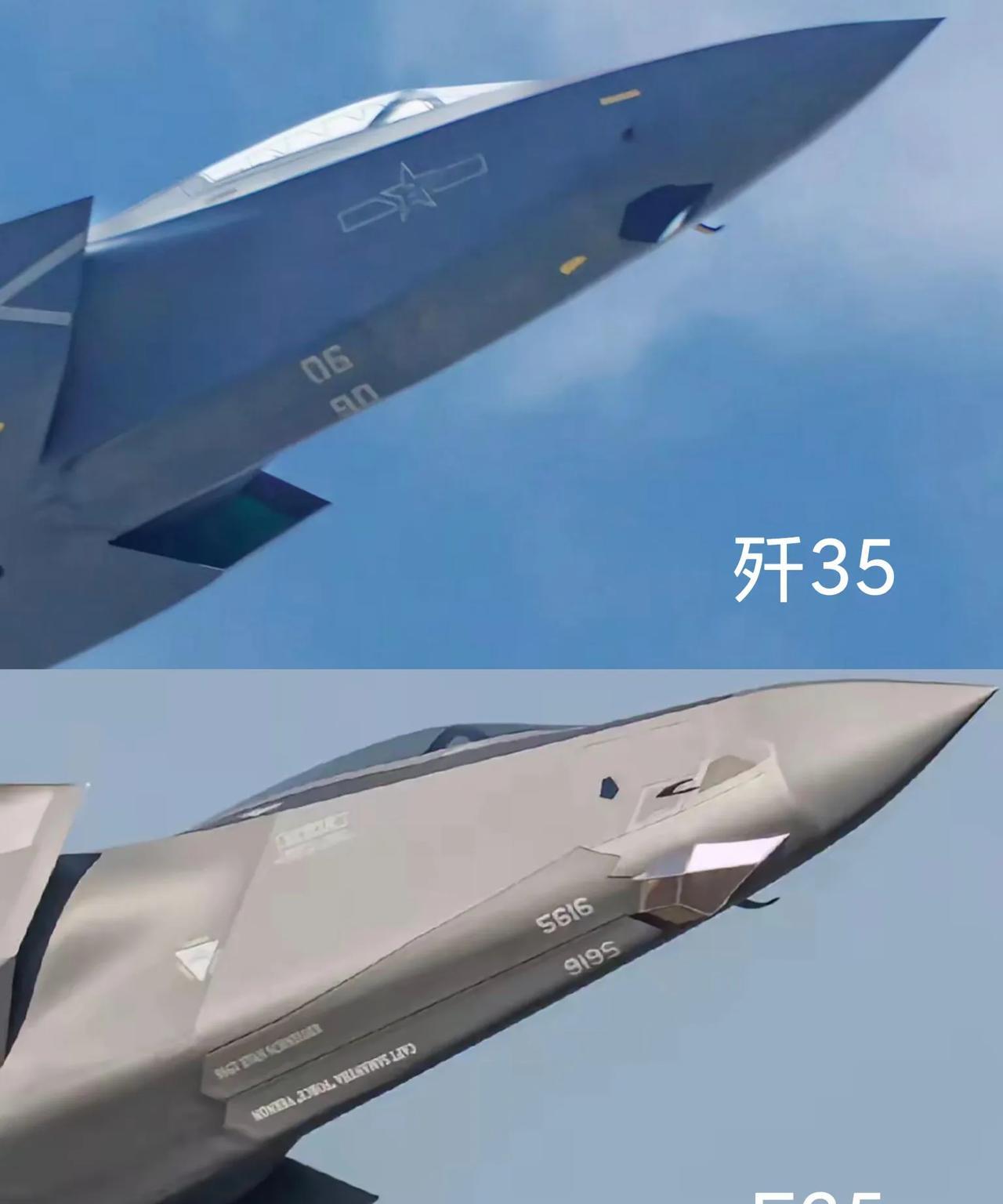 歼35，F35机头下方特写！