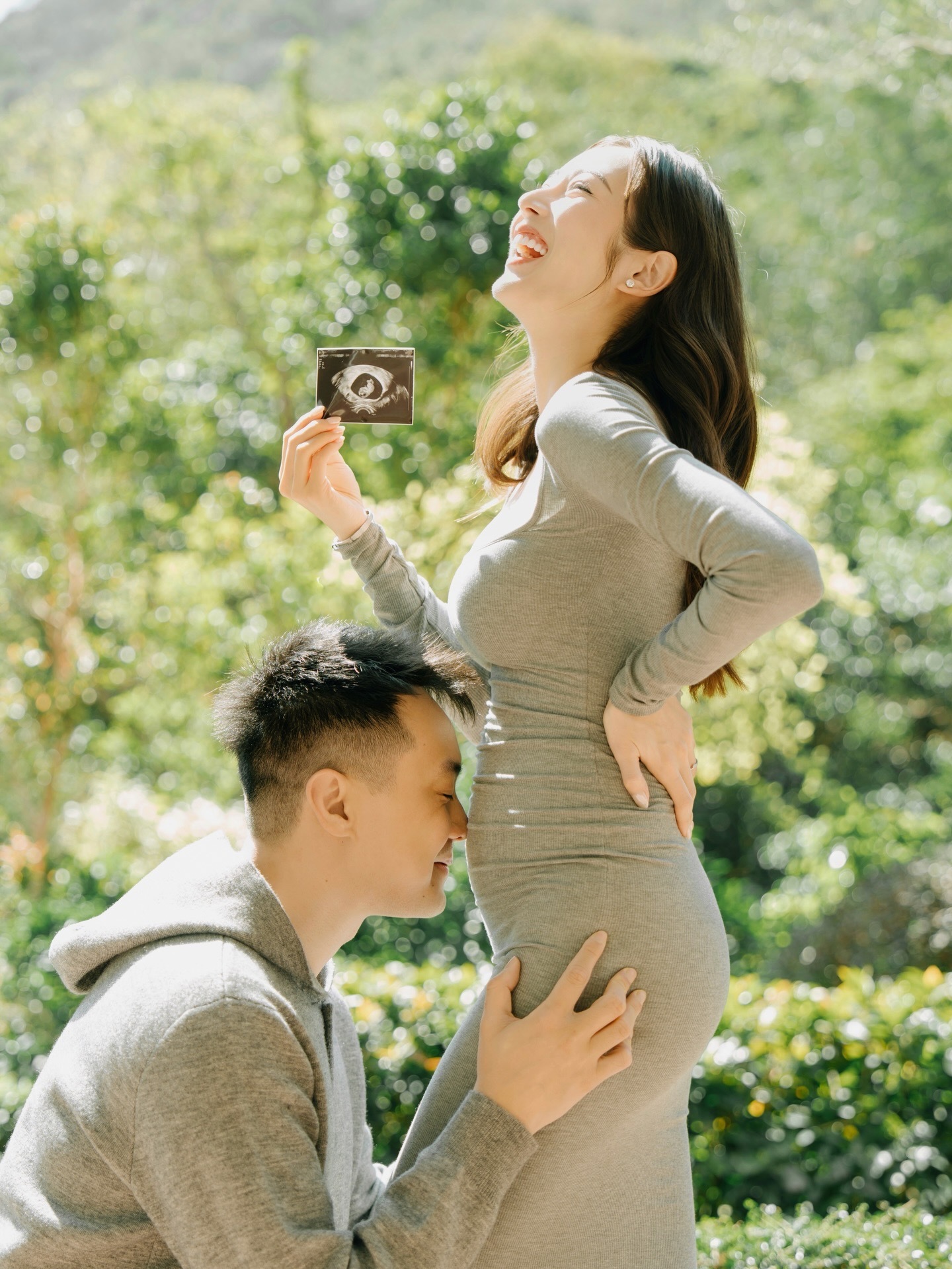 港姐蔡嘉欣情人节宣布怀孕喜讯