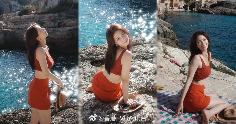 陈晓华分享海边日光浴美照背心短裙秀火辣身材超吸睛陈晓华（Hera）7日在社交平