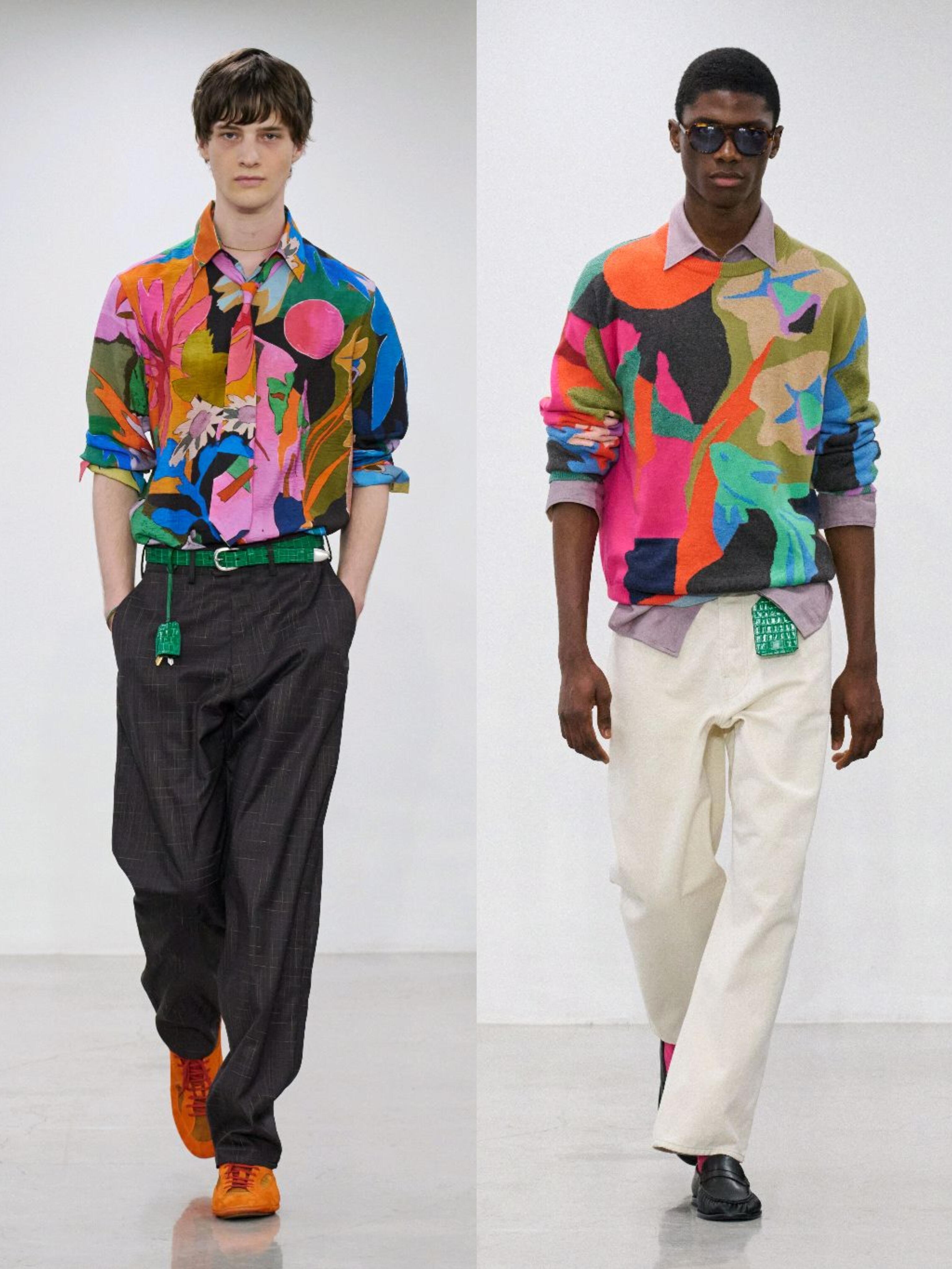 PaulSmith2026春夏男装秀通过怀旧暖色系勾勒春夏季的慵懒松弛感。本