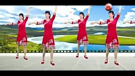 高安子君广场舞 站在草原望北京(分解和背面)