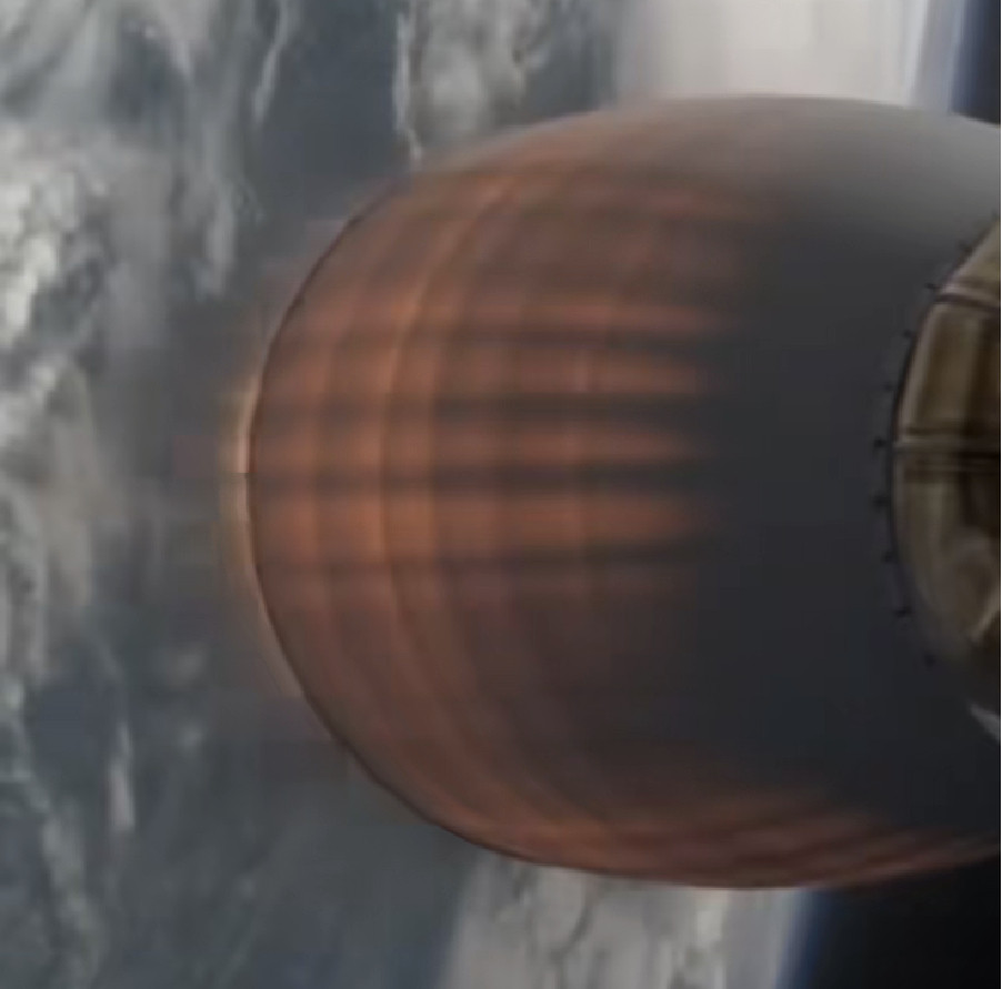 NASA航天Crew-12乘组4名航天员搭乘美“龙”飞船脱离空间站，启程返回地