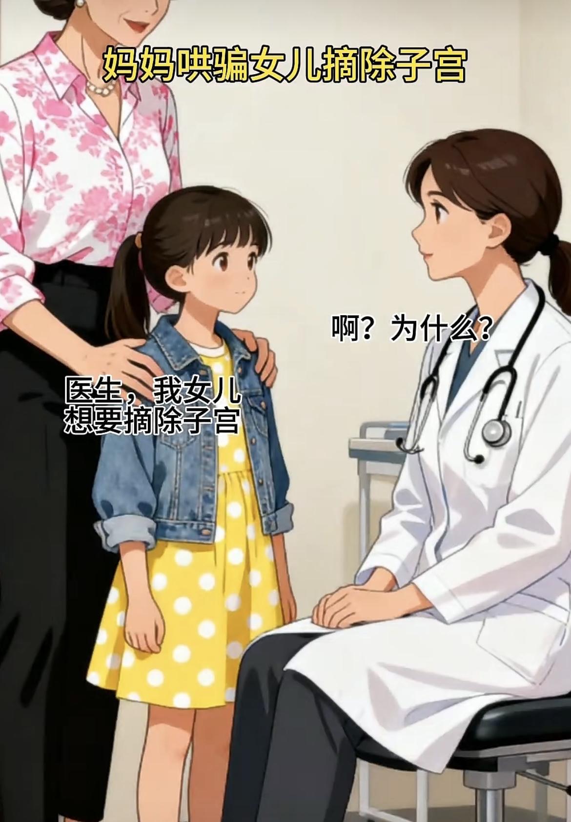 “思想不太好的母亲，带着女儿去医院，摘掉子宫，天下哪个母亲能做出来”😡