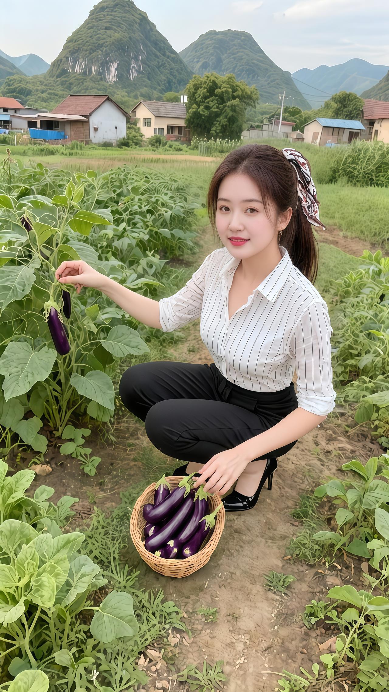 我的农村生活菜园风光