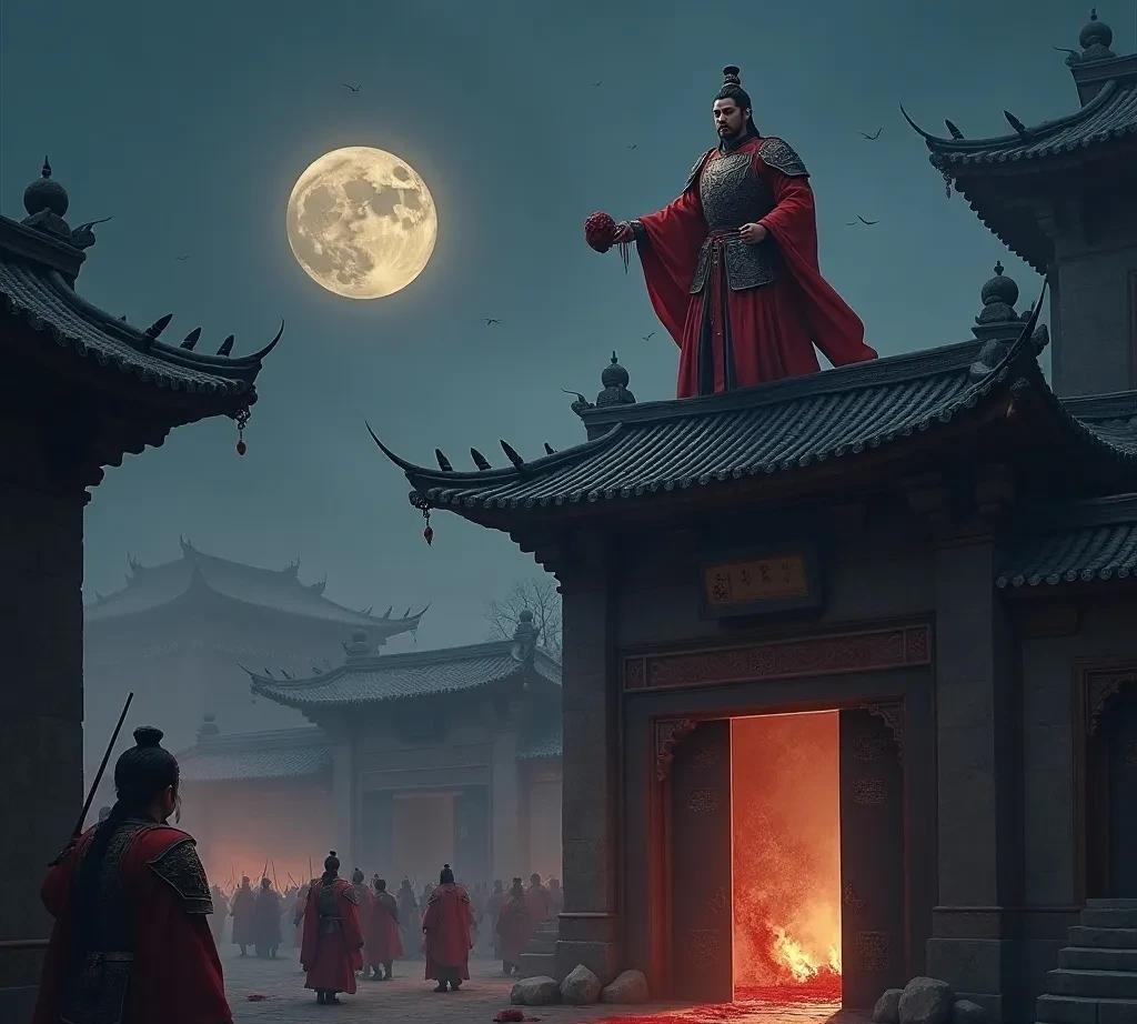 626年，薛万彻率2000精锐杀向玄武门，与守军展开大战，因没有攻坚装备，无法破