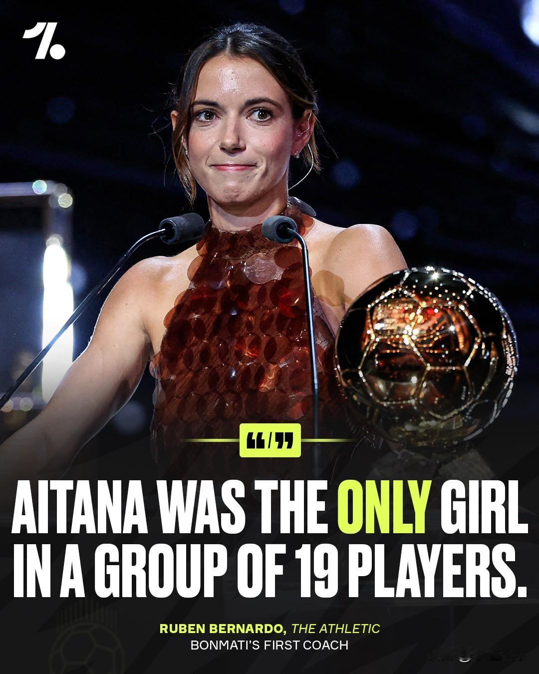 从球队唯一的女孩到世界足球小姐——艾塔娜·邦马蒂的逆袭之路在加泰罗尼亚小镇圣佩